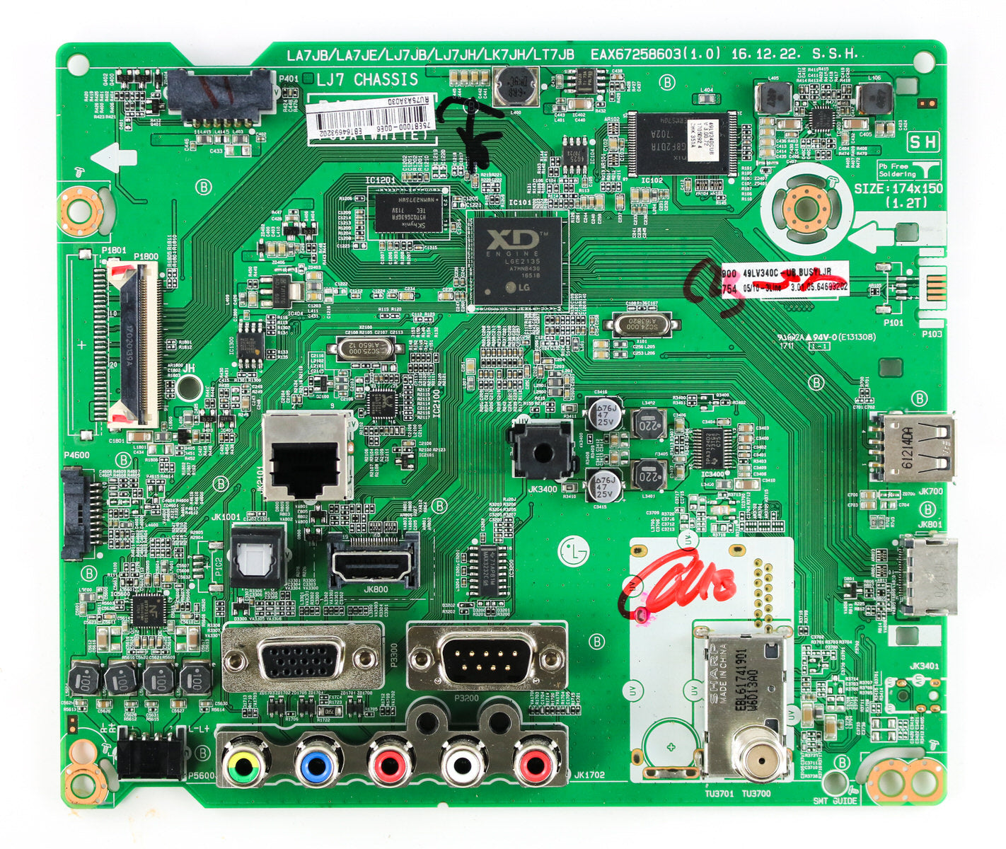 LG EBT64693202 Main Board