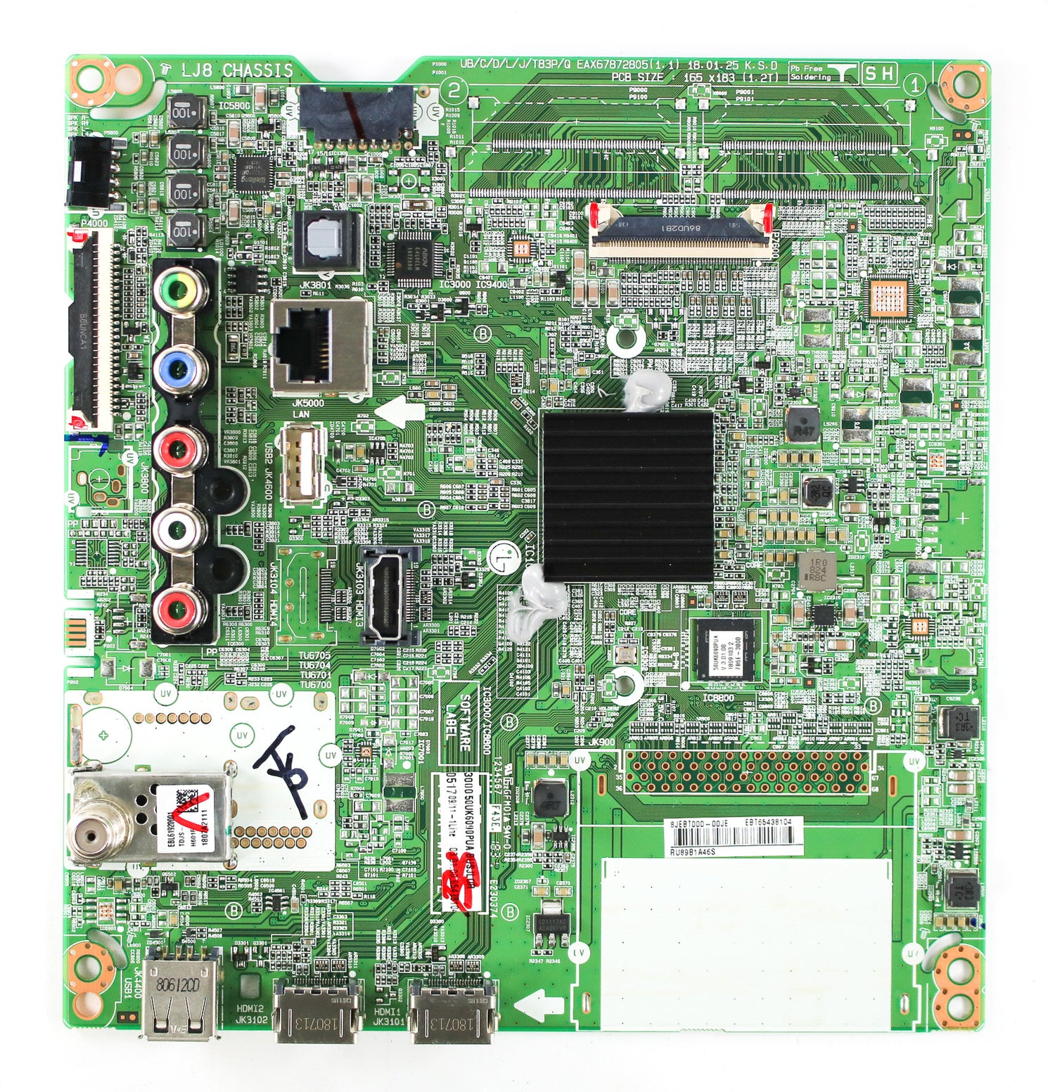 LG EBT65438104 Main Board