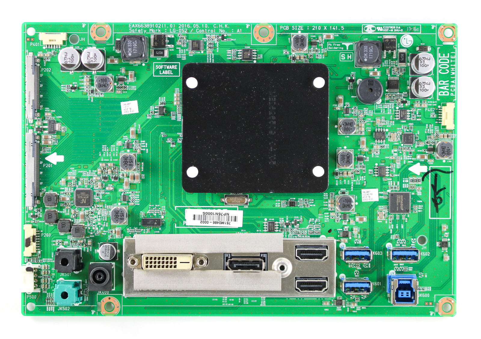 LG EBU63229502 Main Board for 34UB67-BD AUSHQYN